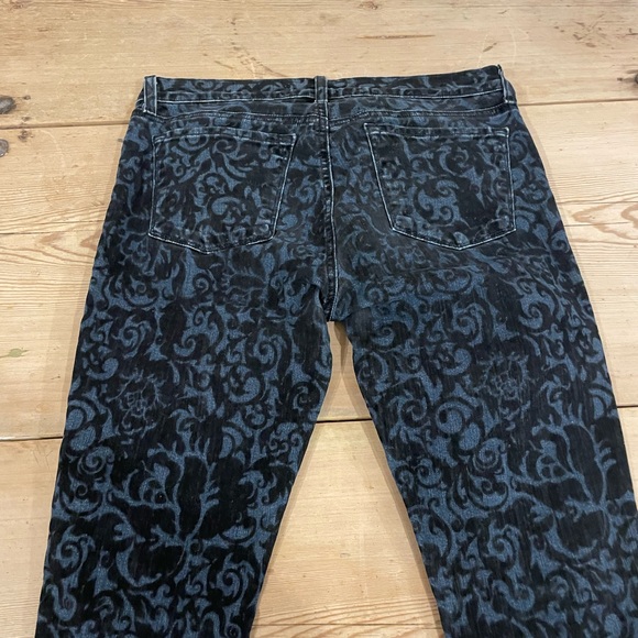 J Brand Black velvet and Jean skinny jean size 30 - Picture 4 of 6